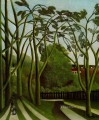 landscape on the banks of the bievre at becetre 1909 Henri Rousseau Post Impressionism Naive Primitivism